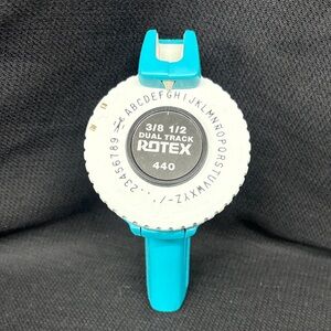 Vintage Rotex Dual Track 440 Label Maker